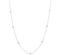 Collana Babila Milano Donna in Oro bianco Diamante BBGT07CB02